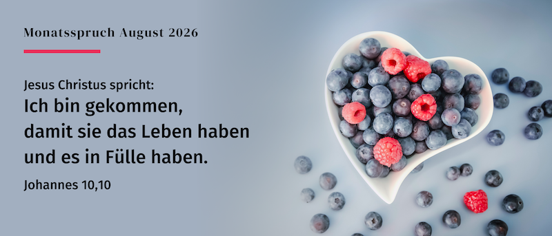 Monatsspruch August 2026