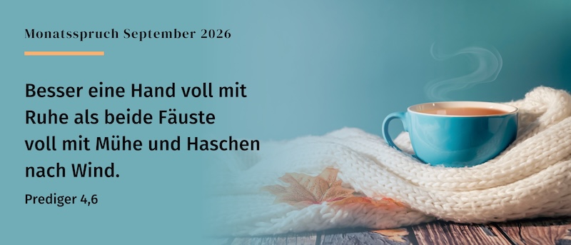 Monatsspruch September 2026