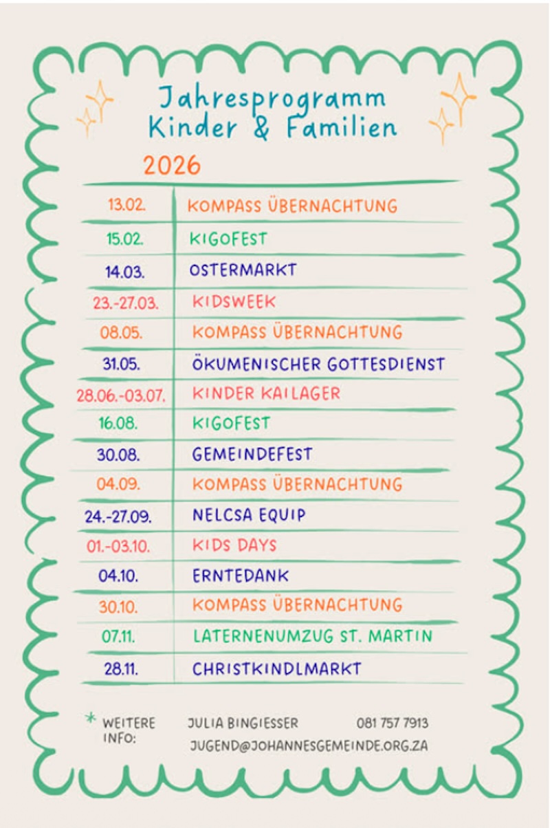 2026 Jahresprogramm Kinder und Familien